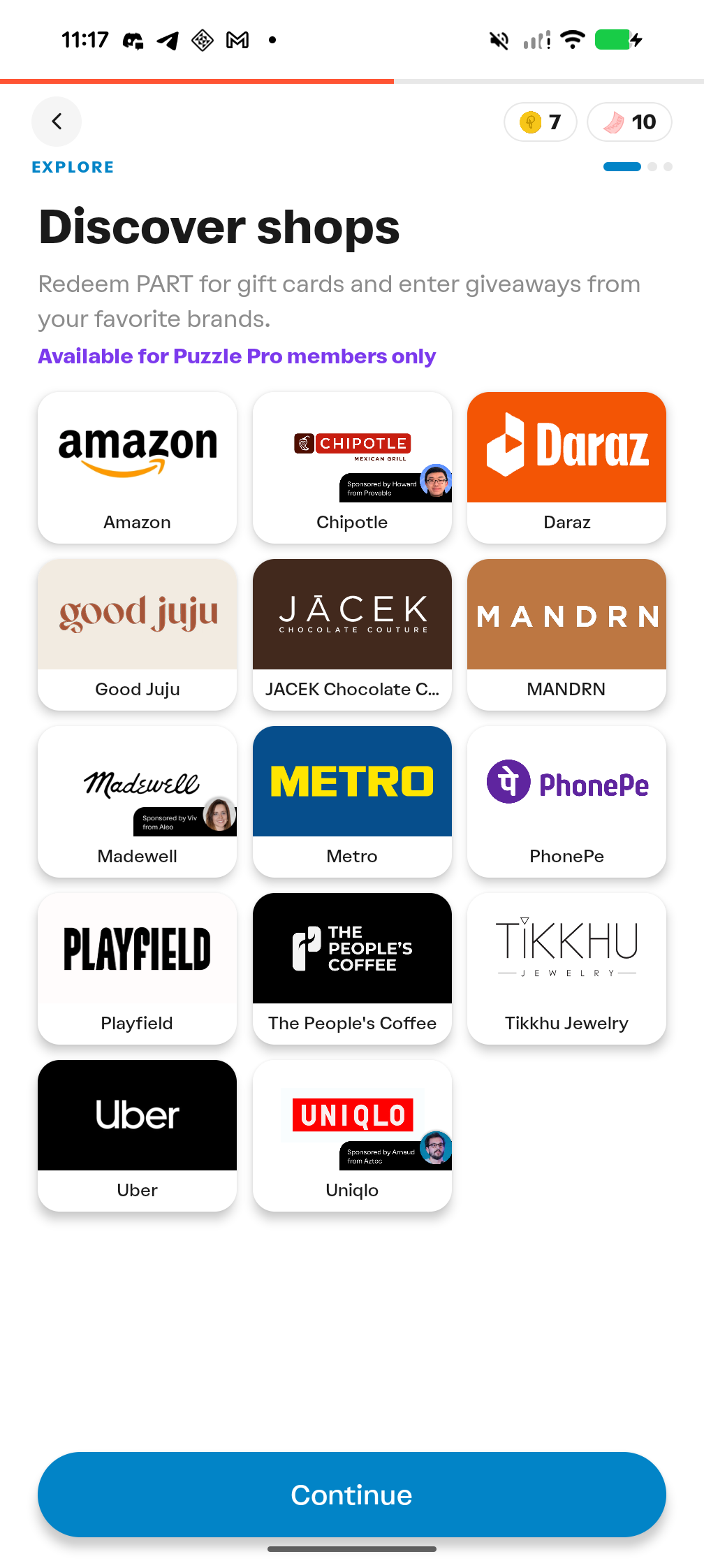 Discover Shops — ZKPuzzle